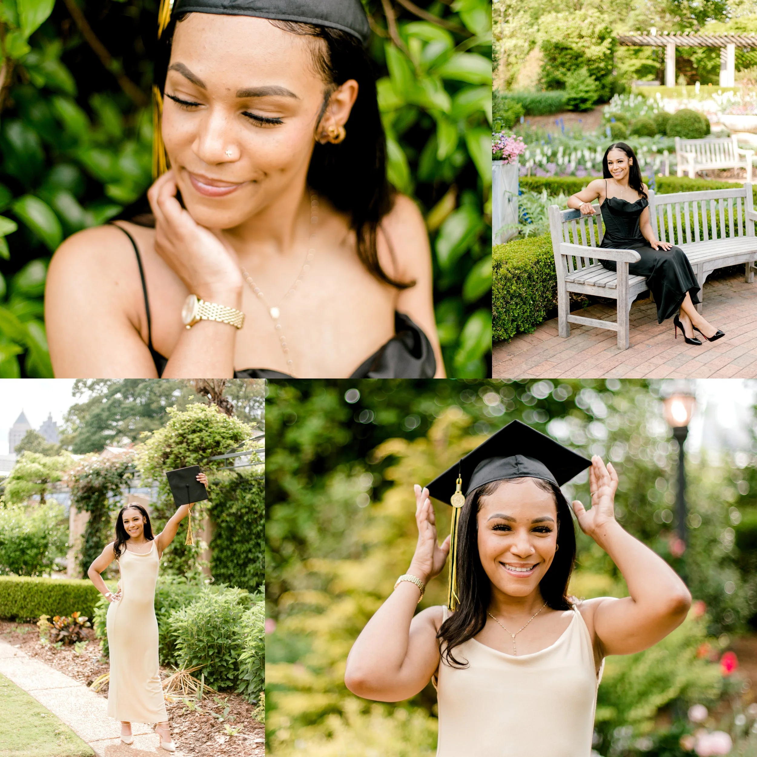 Kennesaw State University Graduate Session | Atlanta Botanical Gardens | Jett Photography