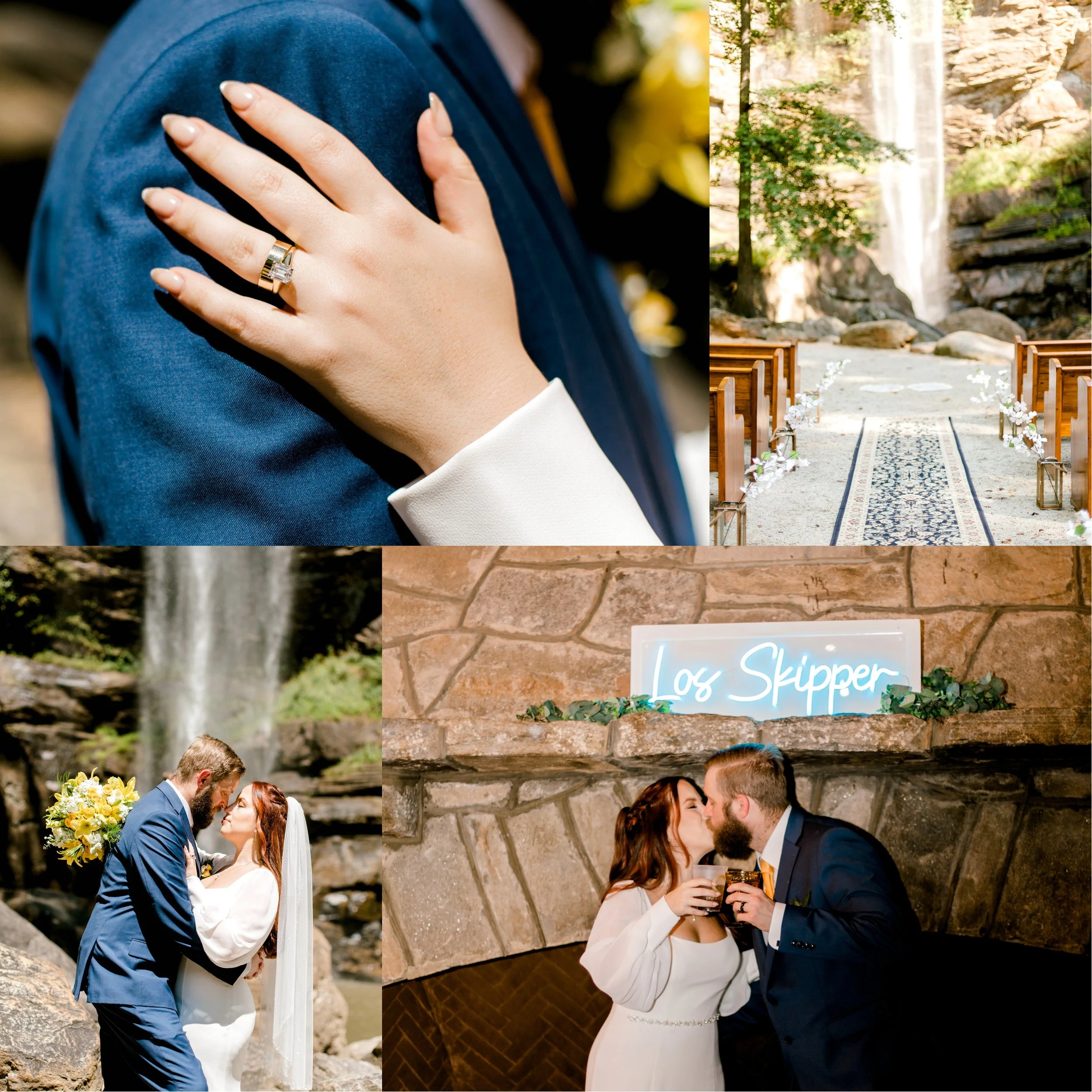 A Sunshine-Filled Toccoa Falls Wedding Day | Toccoa Falls, Georgia | Jett Photography