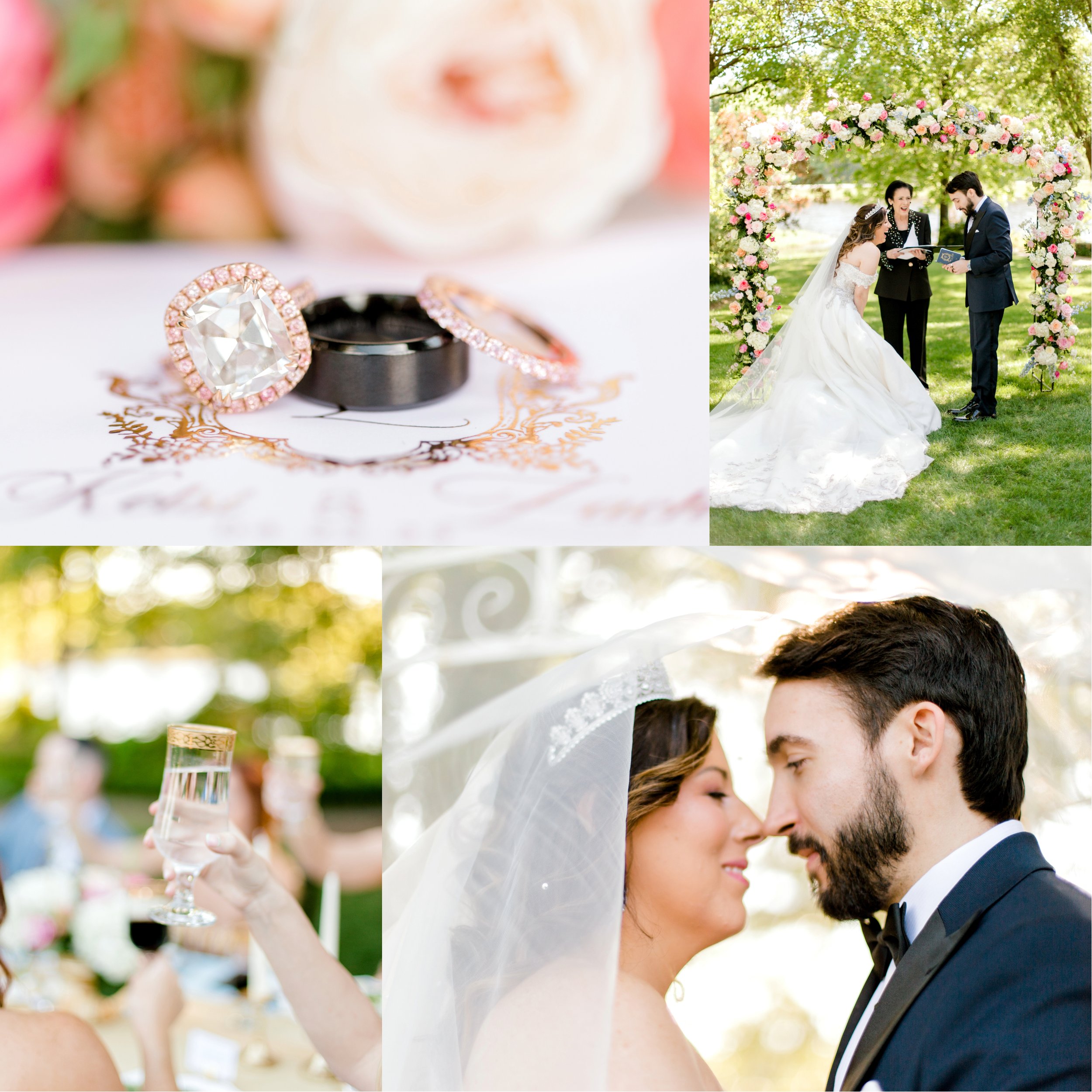 A Gorgeously Pink Italian-Themed Wedding At Tryphena's Garden | Fort Valley, Georgia | Jett Photography