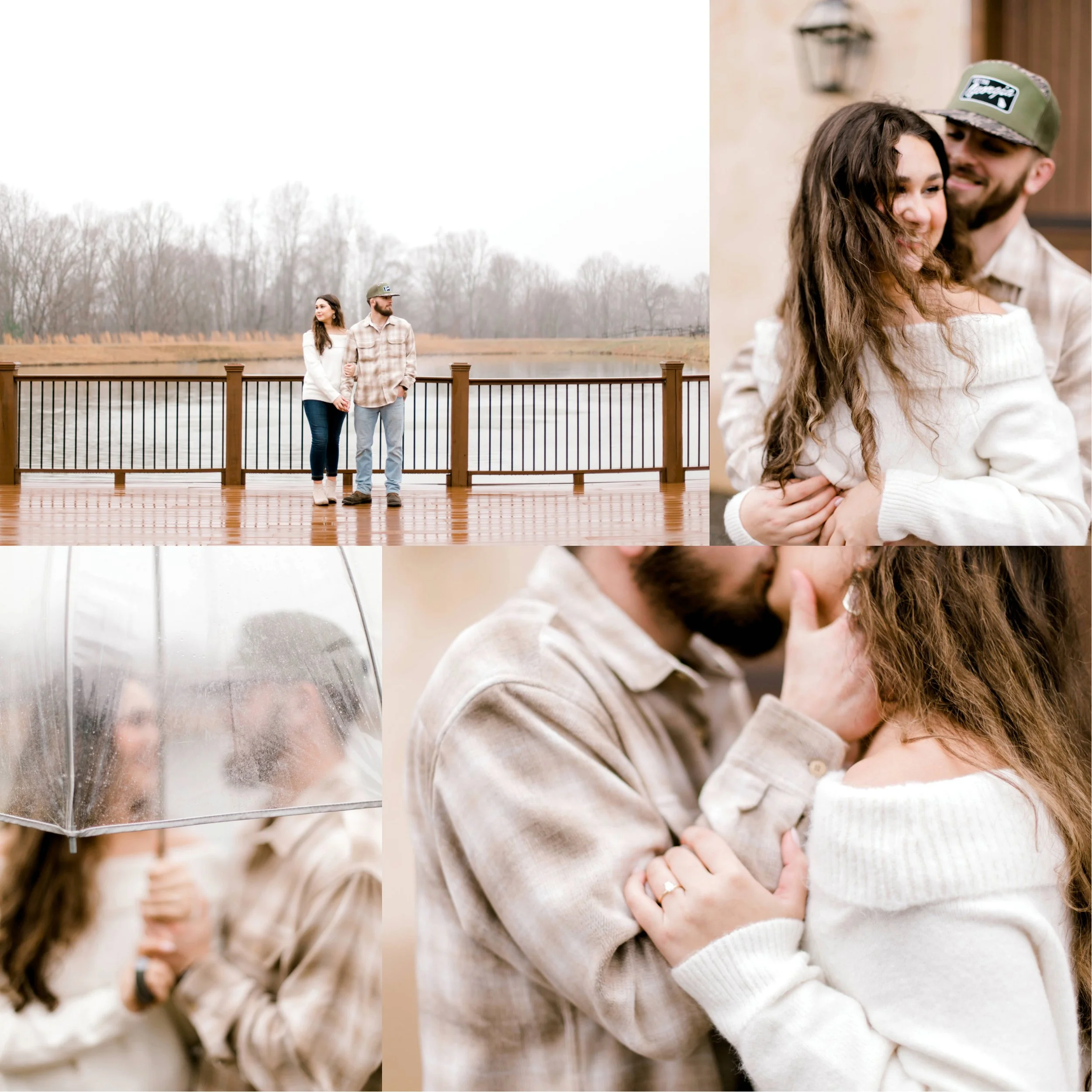 Rainy Day Engagement Session At Montaluce Winery | Dahlonega, Georgia | Jett Photography