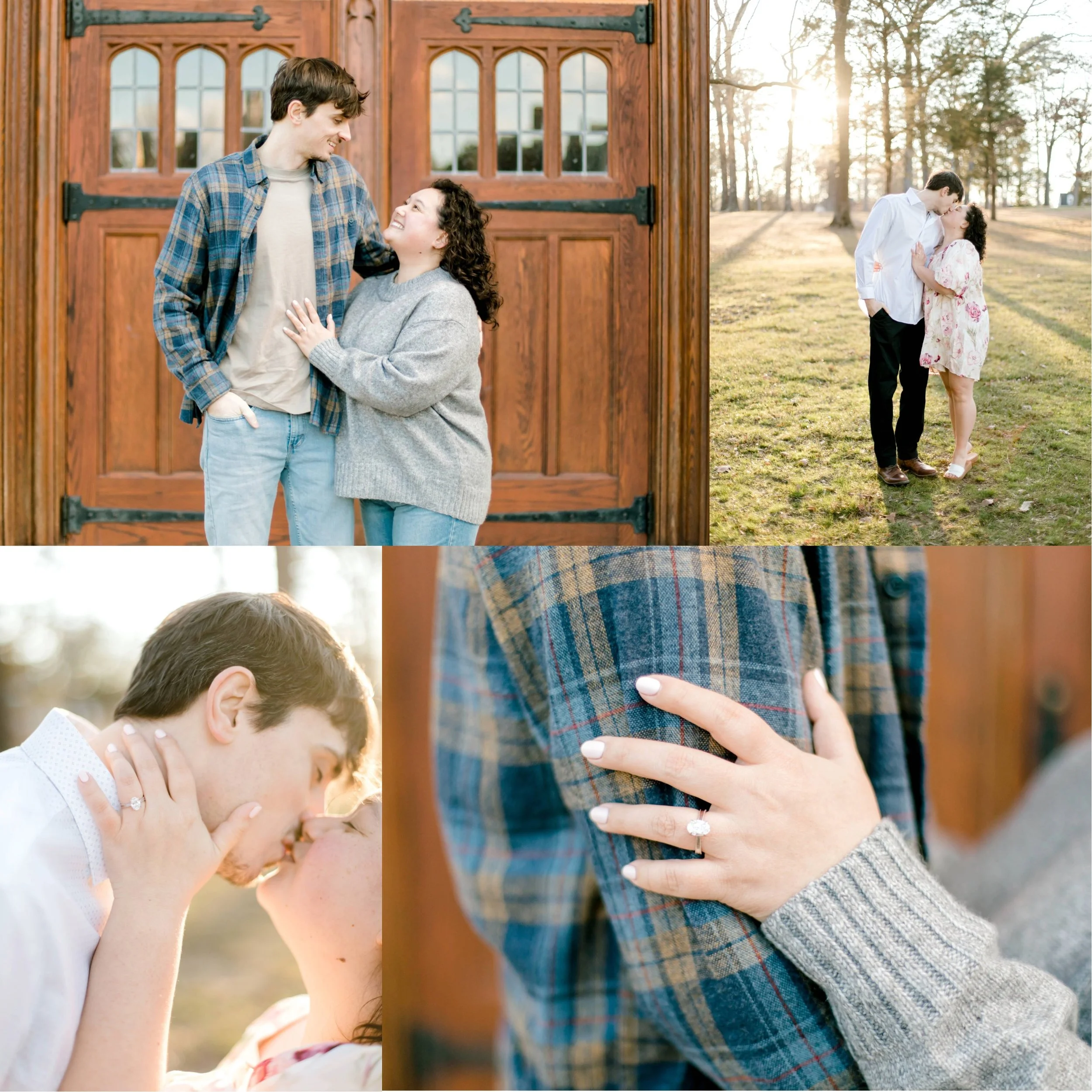 Berry College Engagement Session with Alisa and Jimmy