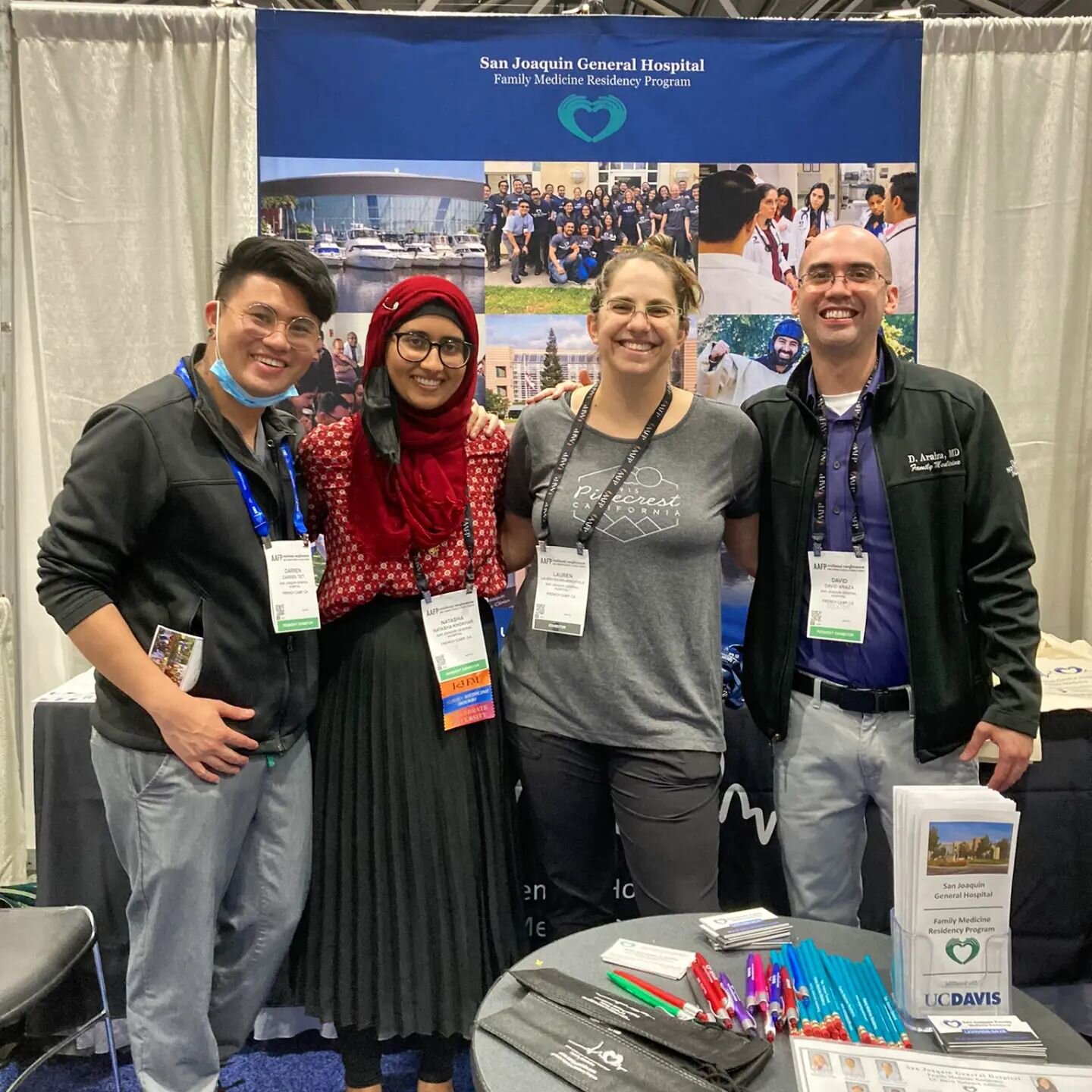 Come visit us at booth #1031 at the #AAFPNC to learn more about our program and commitment to serve our beautiful community in San Joaquin County!!! 👩🏽&zwj;⚕️🧑🏻&zwj;⚕️🏥👨🏽&zwj;🌾👩🏽&zwj;🔧👷🏽&zwj;♂️ #familymedicineresidency #fmrevolution