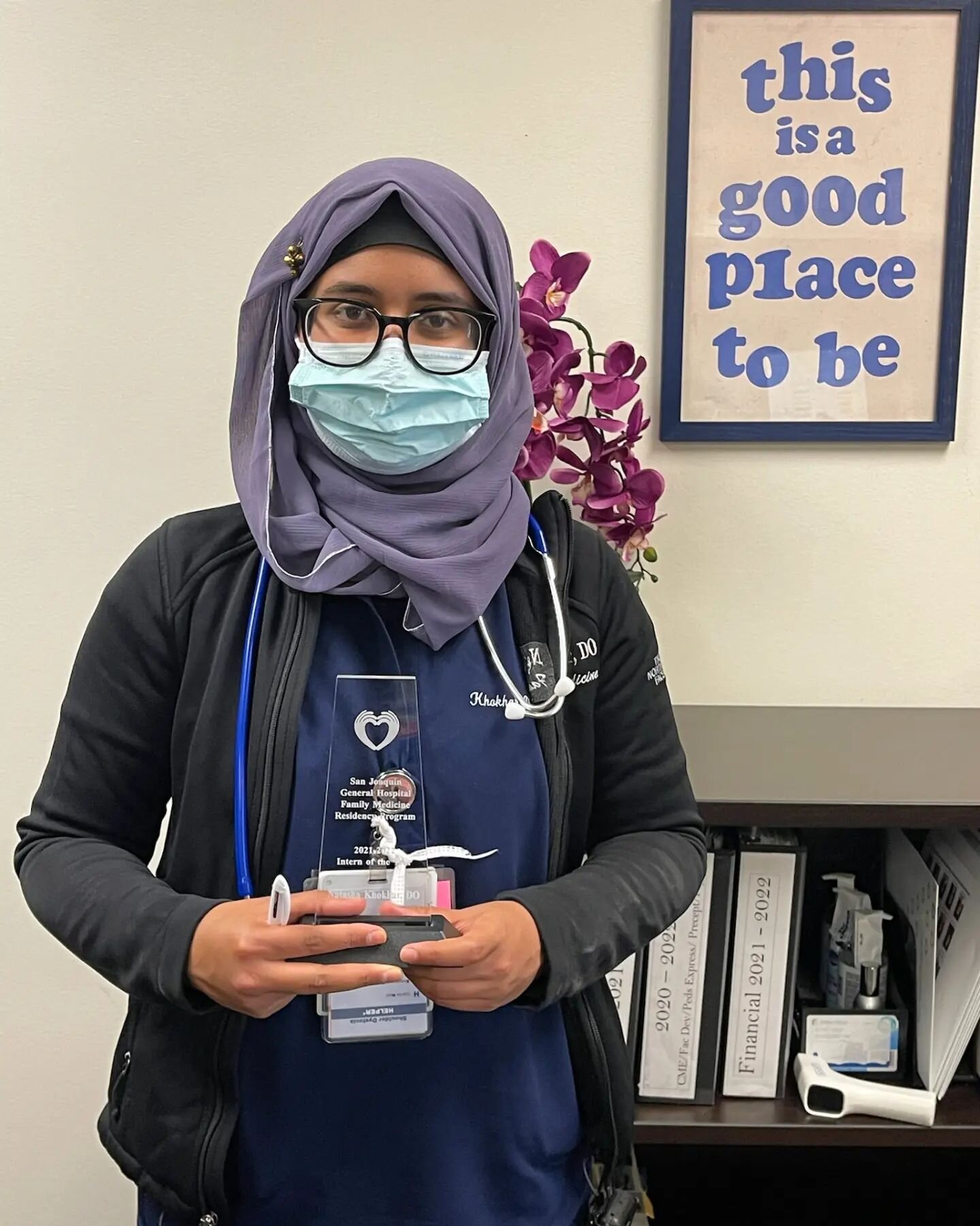 We know that intern year is probably the hardest in residency, that's why we decided to start a new tradition that recognizes the hard work and steep learning curve our interns go through.
Our 2021-2022 Intern of the year Award goes to... 
Dr. Natash