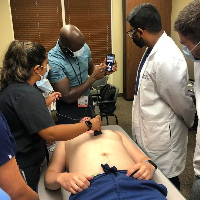 Cardiac POCUS Workshop was such a great learning experience for our residents and medical students during our weekly didactics! 🫀👨🏻&zwj;⚕️👩🏽&zwj;⚕️ #fmrevolution #familymedicineresidency #pocus