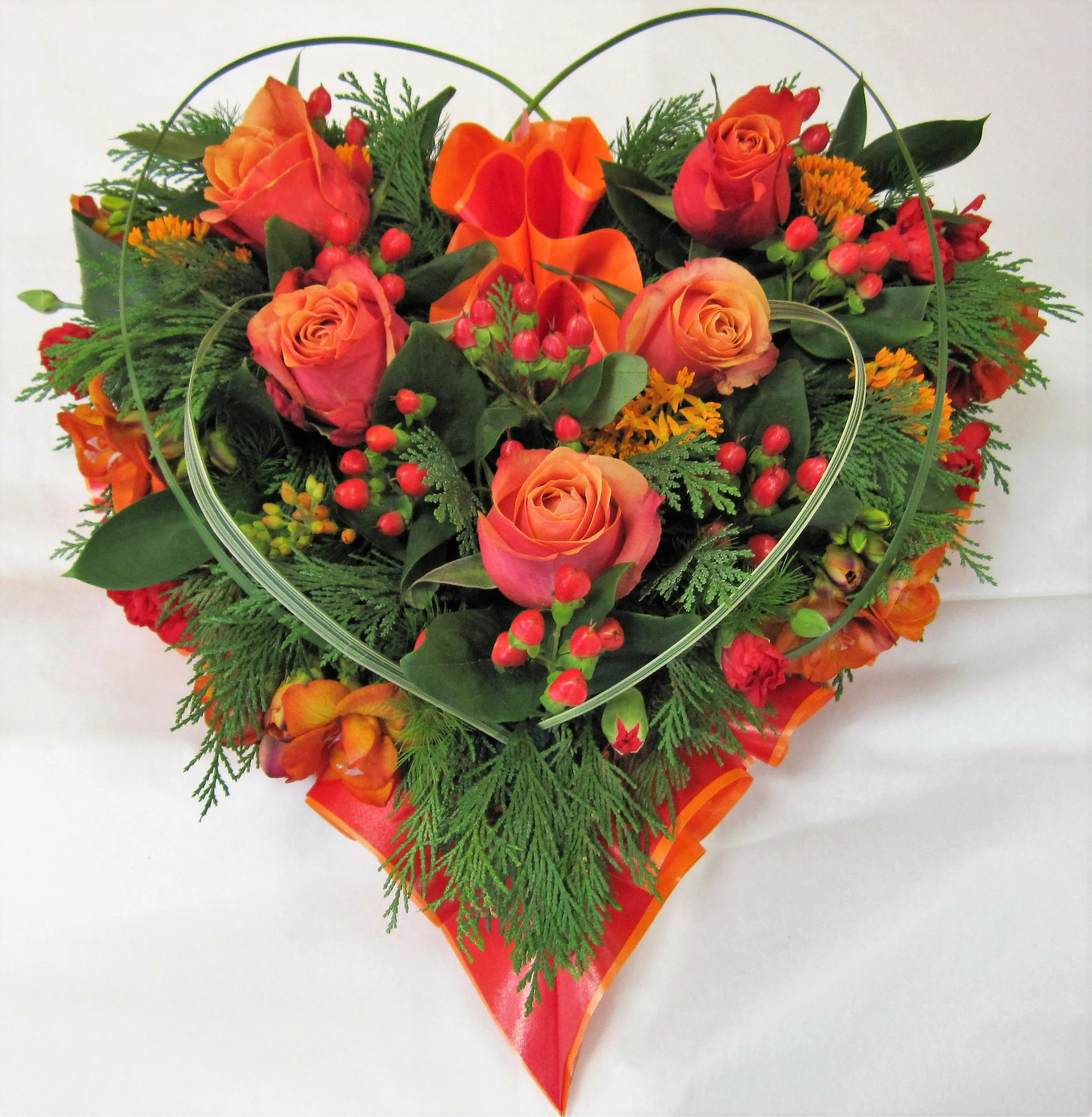 Autumnal heart tribute