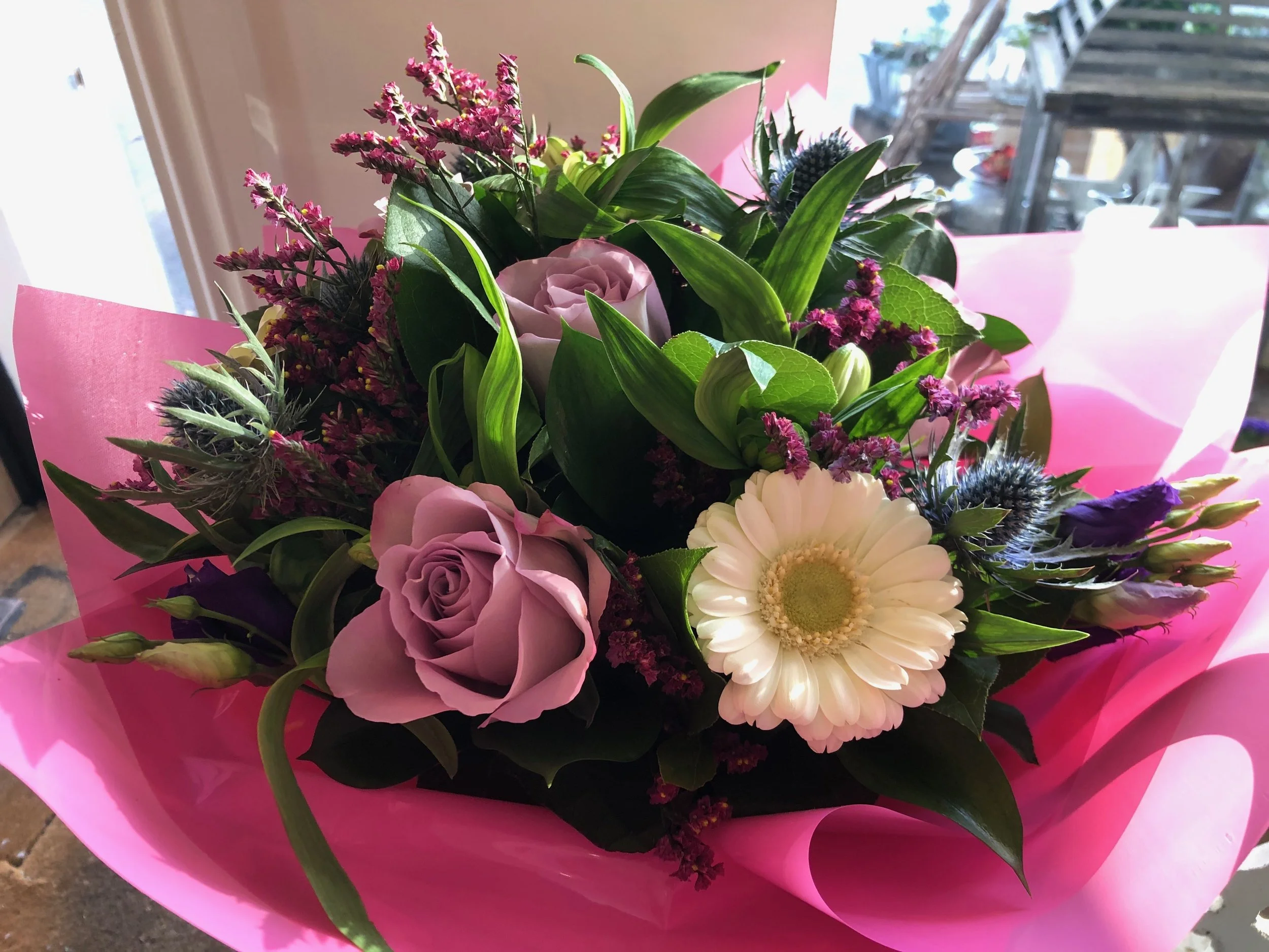 Hand tied memory lane bouquet