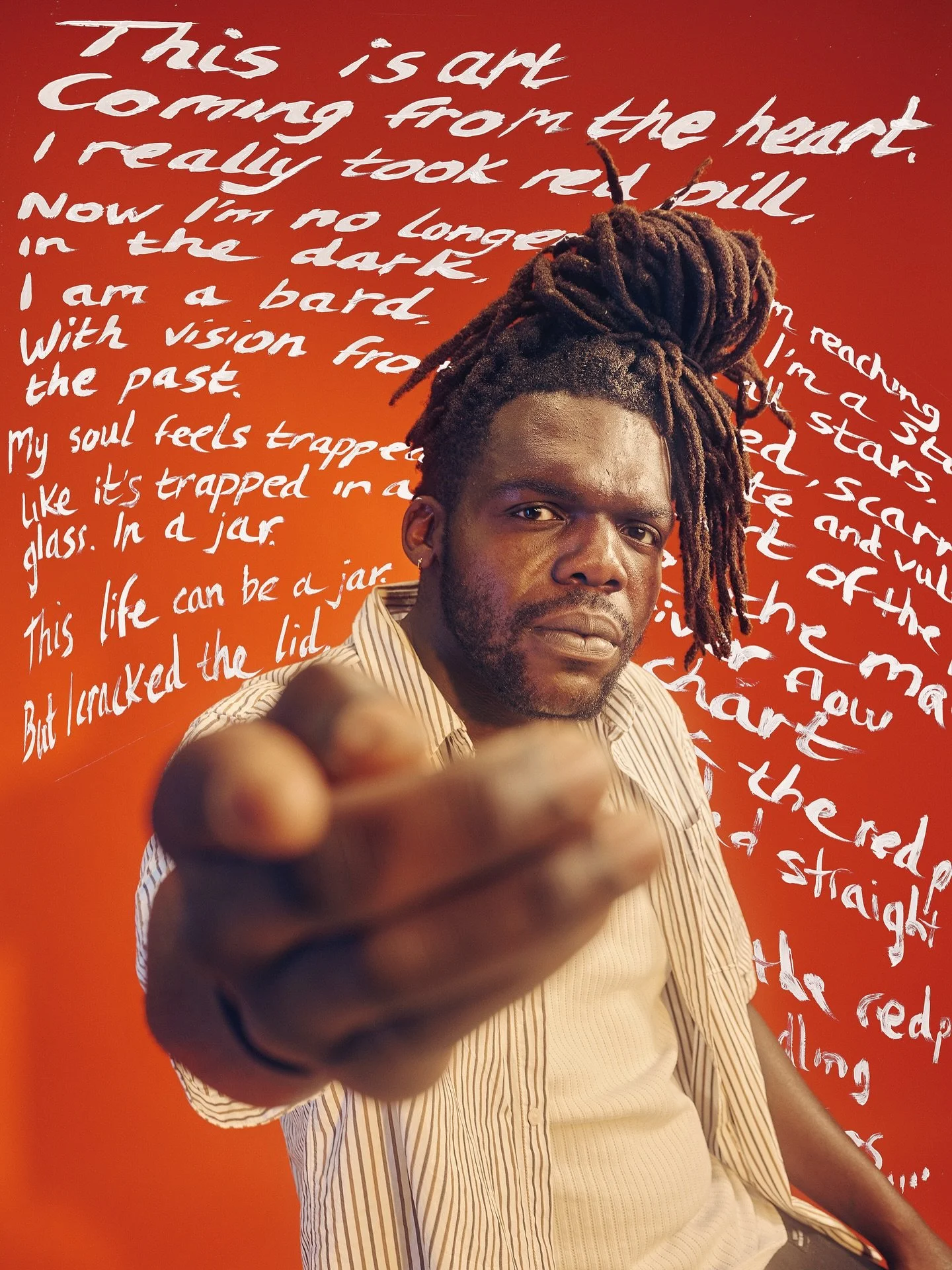 Spent a day in the studio shooting spoken word artist @alex_fergz. Alex Masika-Ferguson is a multidisciplinary artist based in South London, with roots in Uganda and Jamaica. His practice moves fluidly between photography, filmmaking, music, and poet