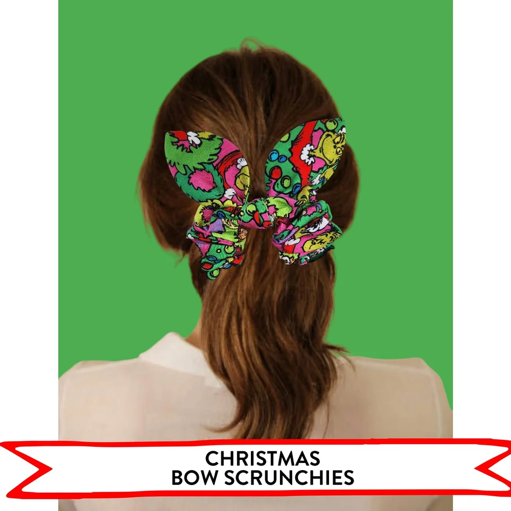 Christmas Bow Scrunchies — Hip Hip Hooray Personalised Keepsakes - Main Image
