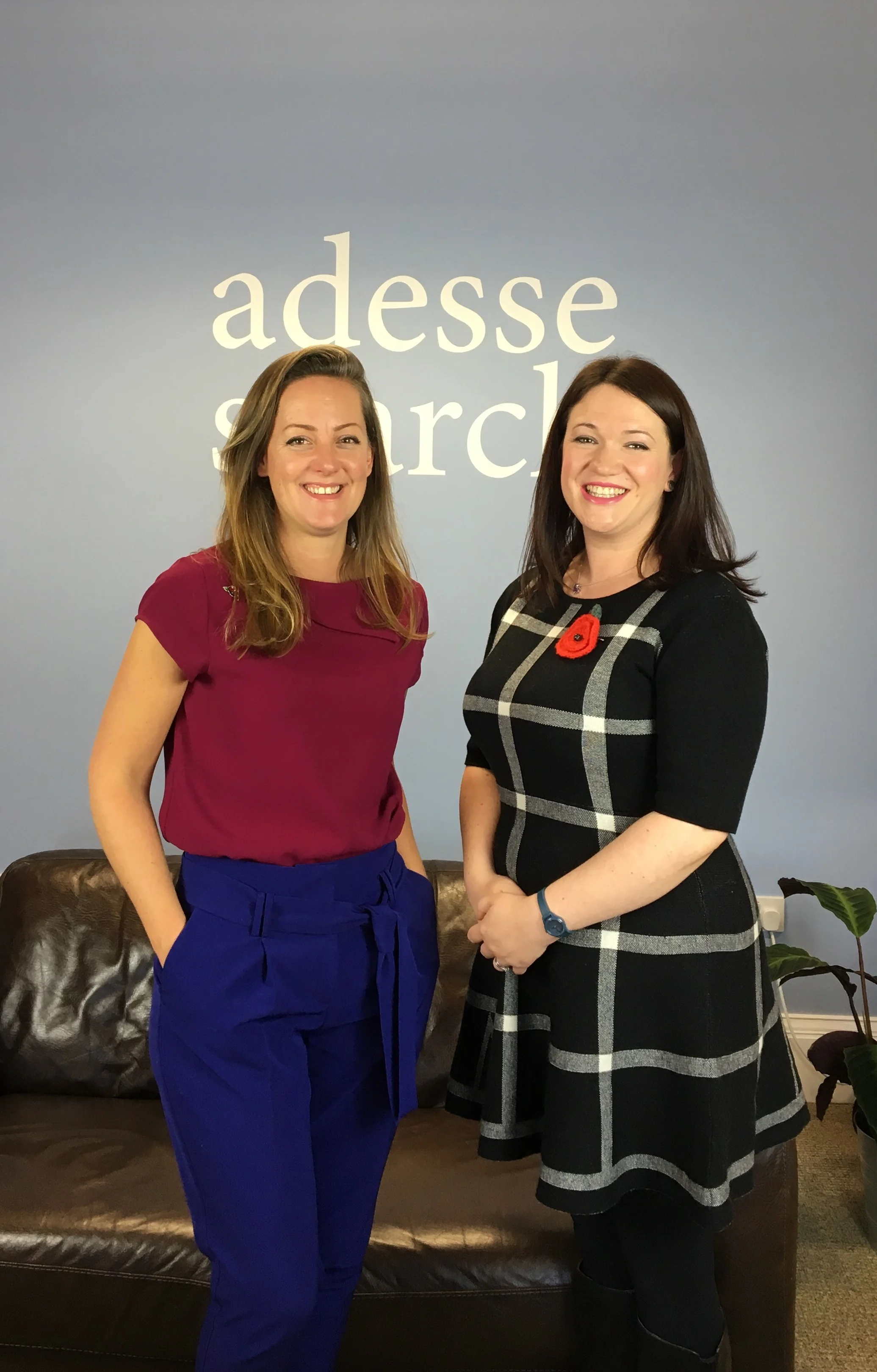 Co-Founder & CEO of Panintelligence Zandra Moore with Adesse’s Director Claire Ackers