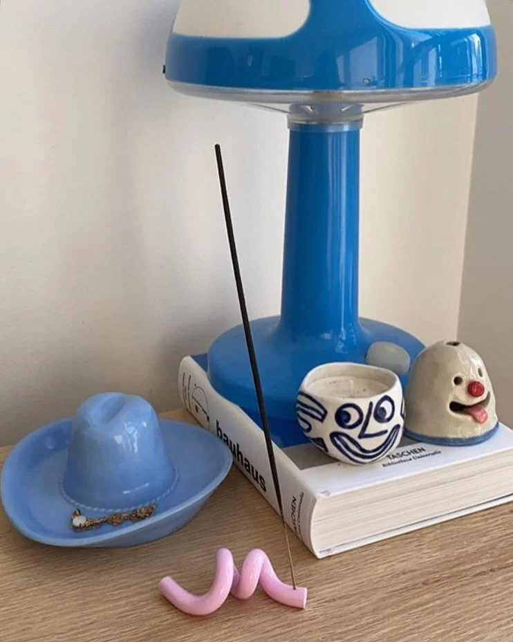 The squiggle incense holder in its natural habitat @ooliviawalker