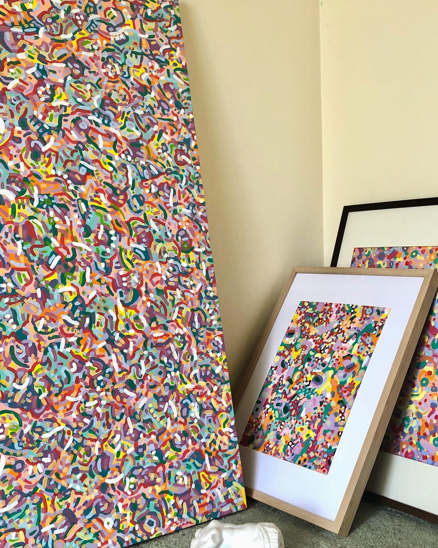 A little peek at some paintings I&rsquo;ve been working on