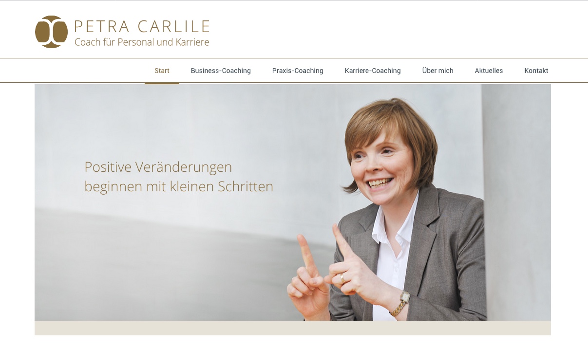 ... um auf der Website die Schrift zu platzieren.