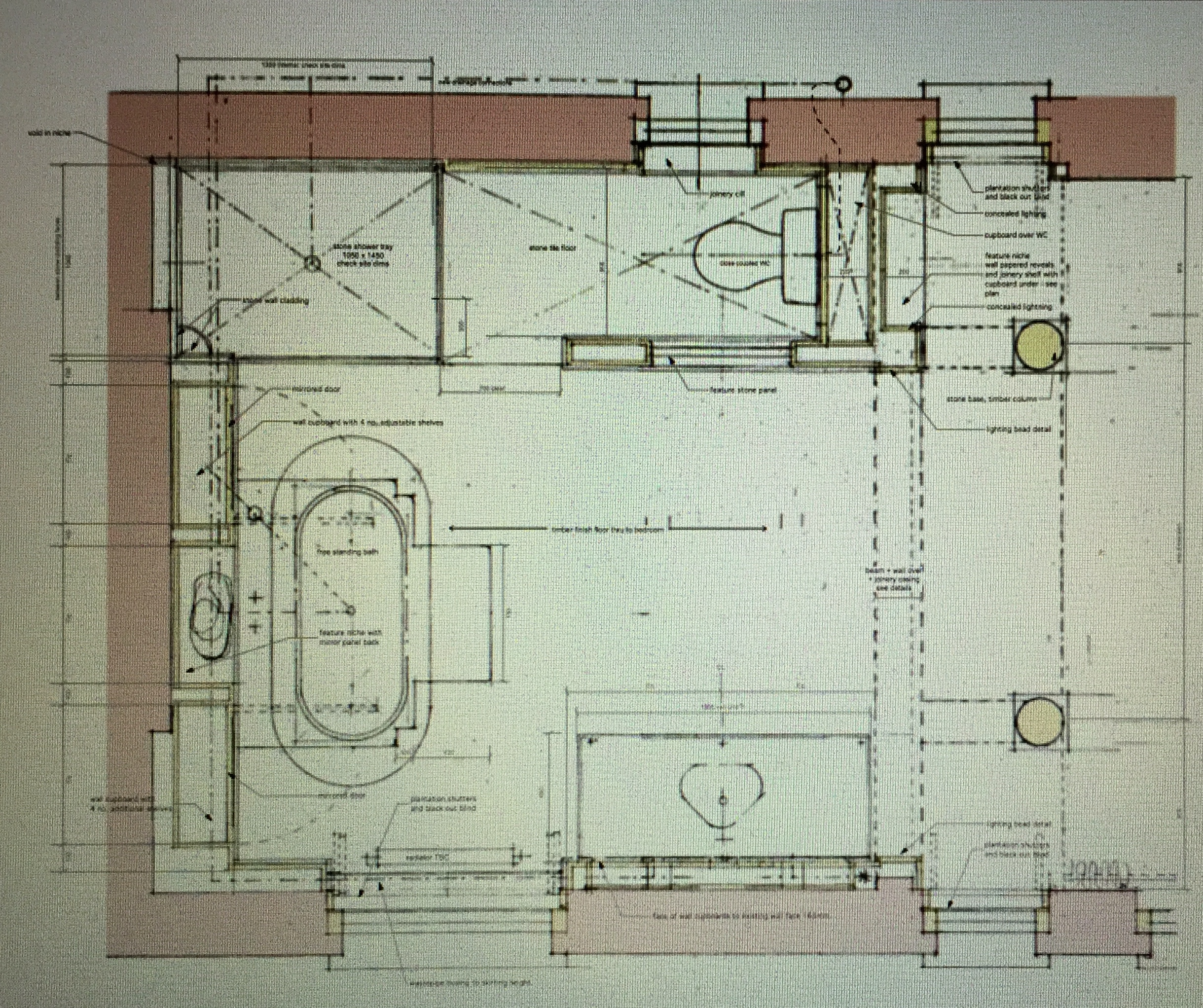 16. Floorplan for plumbing installation