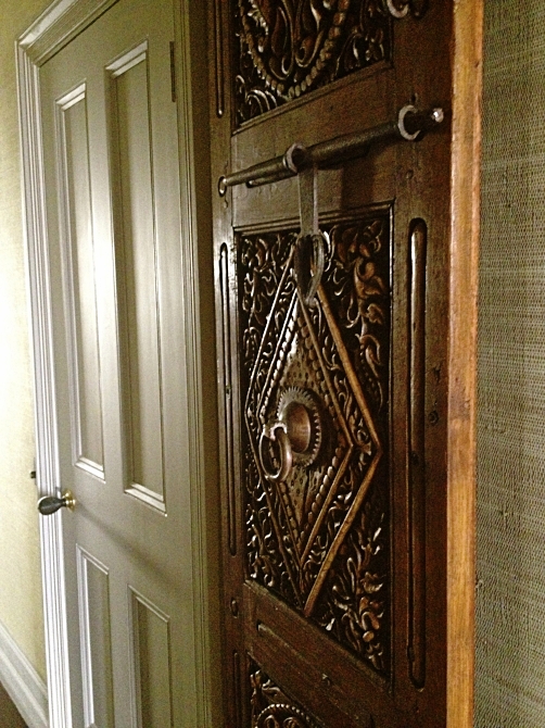 18.  Restore and install a pair of antique doors