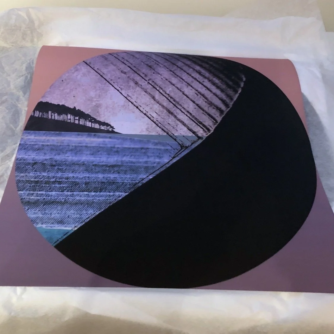Experimenting with getting editions from my Kant series printed onto square Hahnem&uuml;hle paper (rather than as orbs behind glass). I'm pleased with the quality.