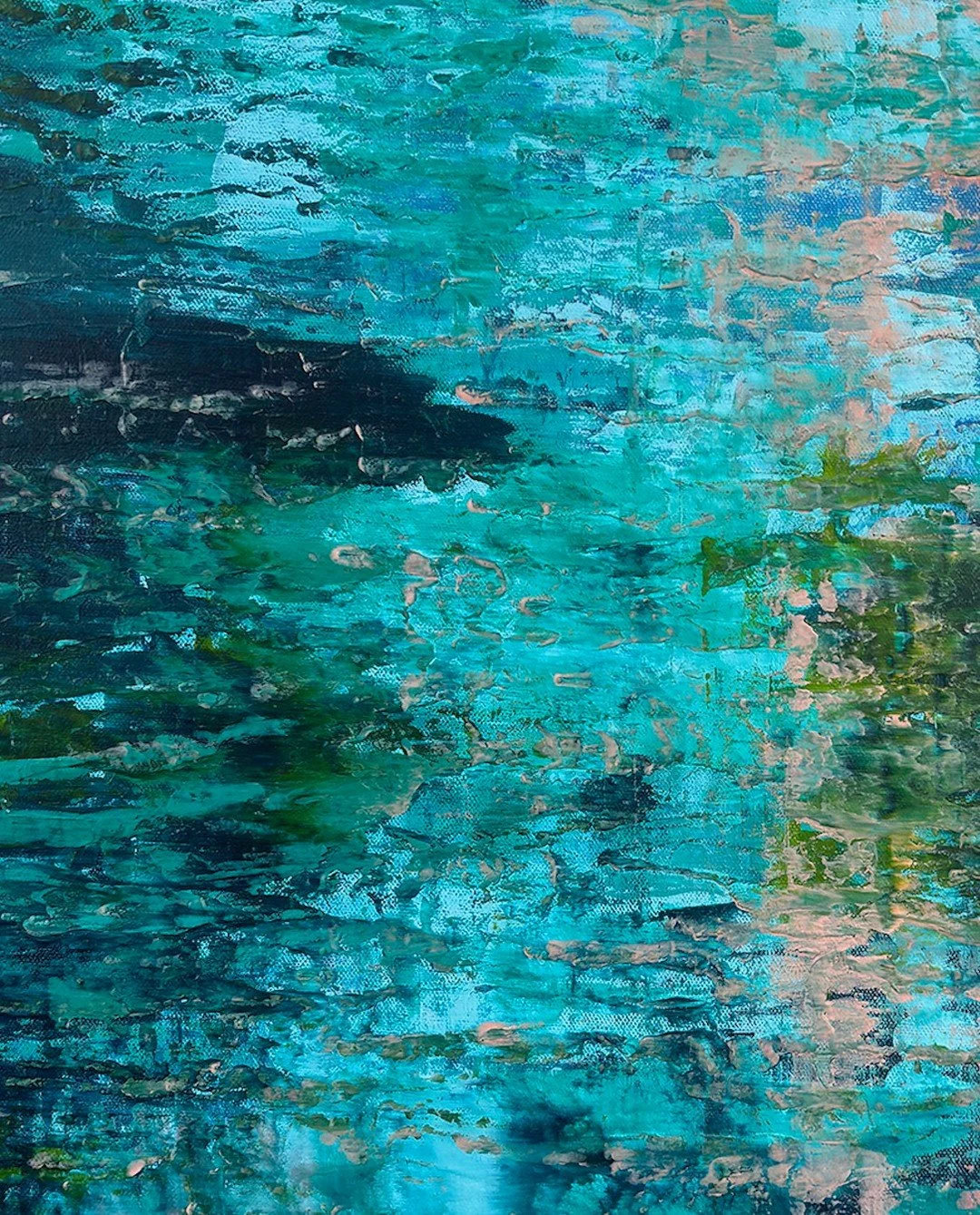 Created during my residency this autumn next to the Thames.  This is Under Blackfriars Bridge I.  I spent a lot of time on the shore underneath Blackfriars Bridge being mesmerised by the tidal nature of the river. When you are standing on what feels 