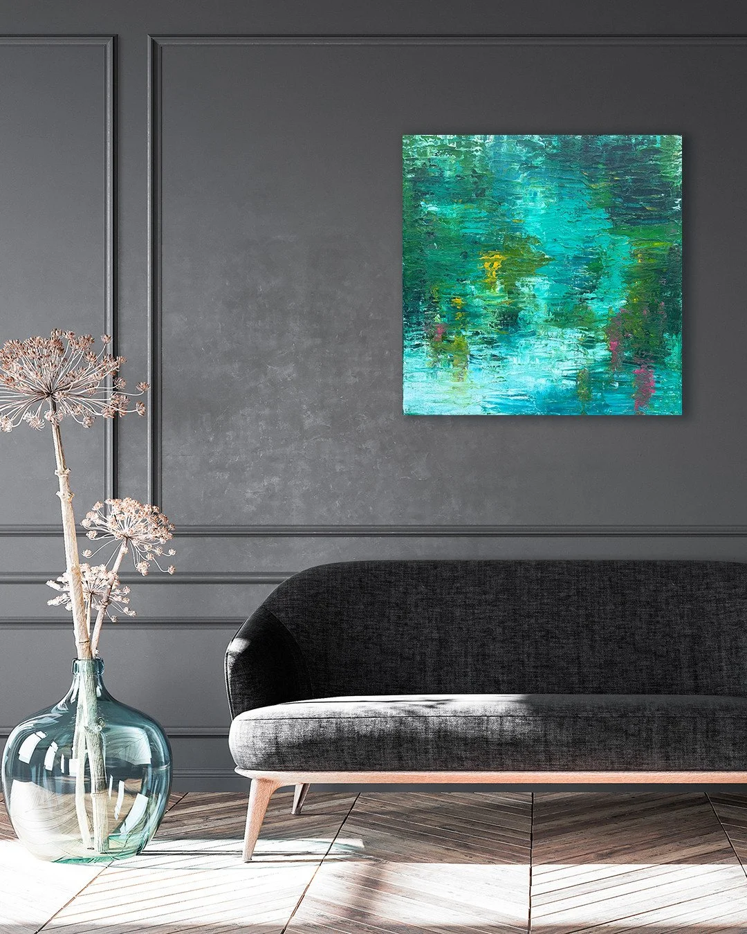 This piece is all about love! I was inspired by a river flowing from source being so similar to when we act from the heart. When our truth and inner self come to the fore. This piece speaks from the heart.⁠
⁠
Available from my Artfinder shop - linkin