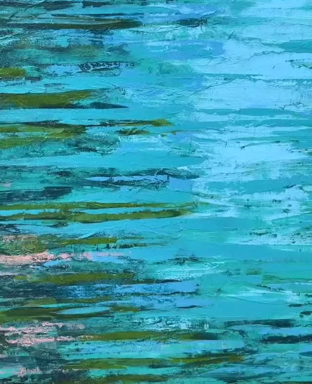 Close up 'tour' of Liquid Thames, a drop of the Thames is part of this painting. Making it a part of history, a part of future. ⁠
⁠
Available exclusively from Degree Art, linkin bio above⁠
https://www.degreeart.com/artists/lyra-morgan