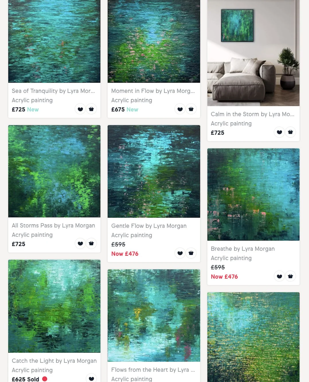 I'm having a seasonal sale over on my Artfinder shop. Just click on linkin bio above or head here https://www.artfinder.com/artist/lyra-morgan/