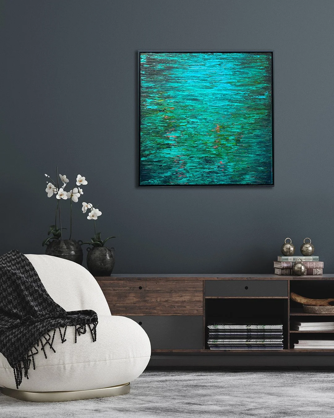 Sea of Tranquility - a NEW piece directly inspired by times under the ocean.  One of the most amazing things about scuba-diving is the tranquility and peace that exists whilst simply being with all the creatures that live under the surface.⁠
⁠
Availa