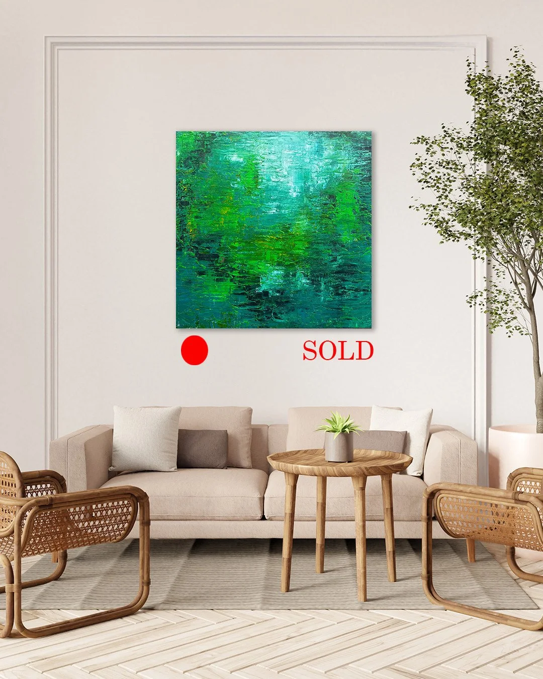 SOLD to a collector in the UK. 'Catch the Light' will now be giving out its rays in its new home and at the same time - capturing what shines on it 🔆