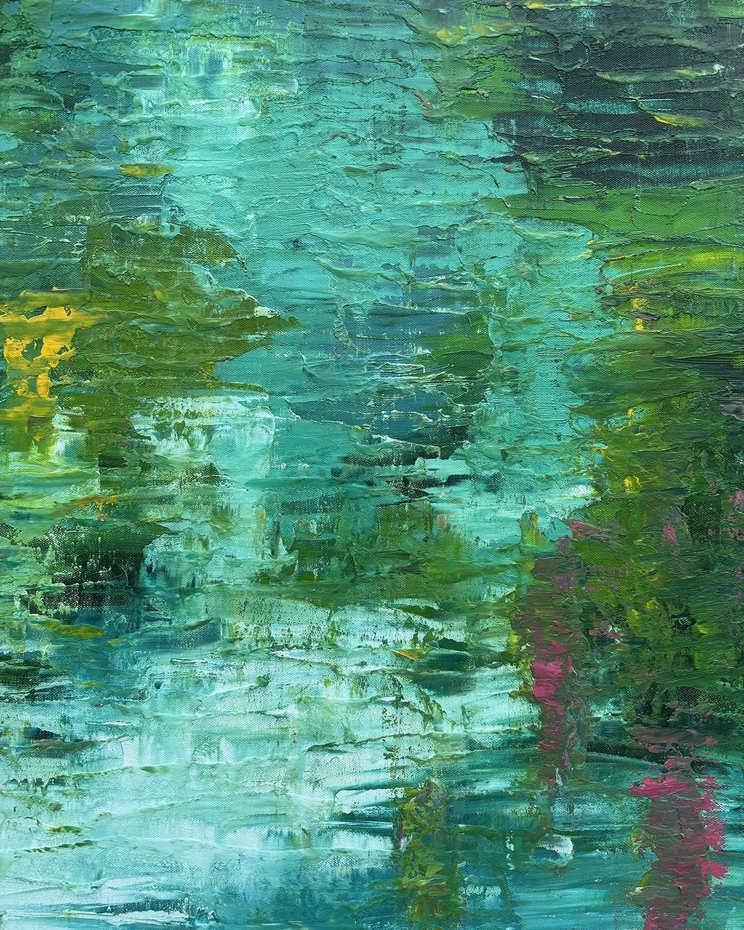 This is 'Flows from the Heart' inspired by a river flowing from source being so similar to when we act from the heart. When our truth and inner self come to the fore. This piece speaks from the heart.⁠
⁠
Available from my Artfinder shop, linkin bio a