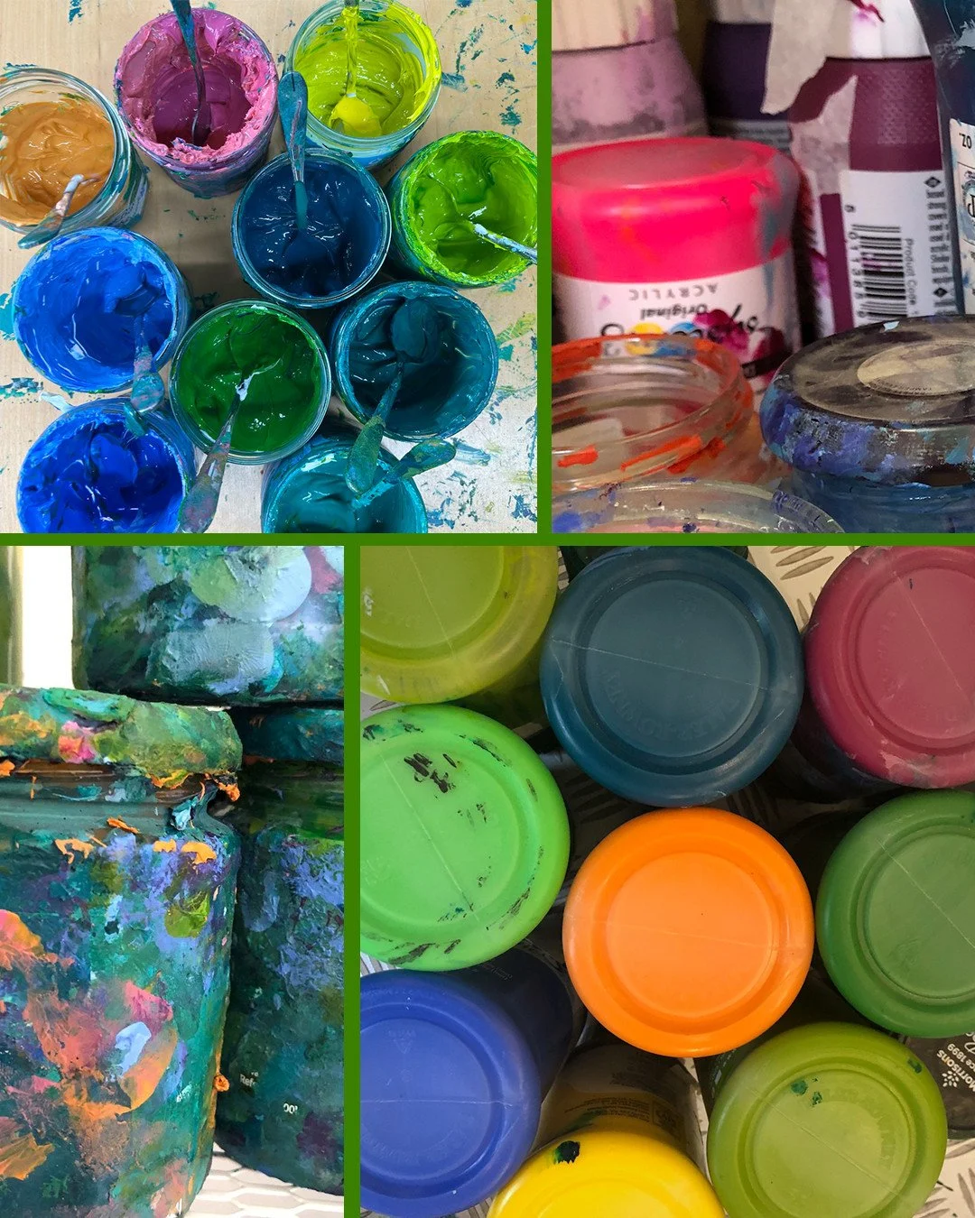 In case the skies are grey where you are, here are some colours from the studio.  Colour is one of life's little mysteries, the shades are endless, infinite. Another one of my favourite mysteries is working in a darkroom and  putting a piece of paper