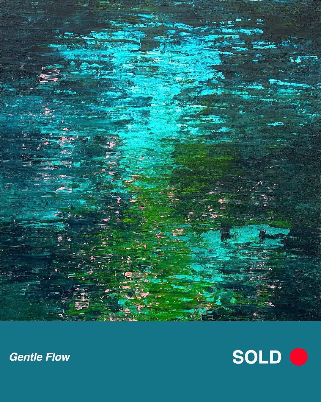 'Gentle Flow' is now living in upstate New York.  It flew (rather than flowed!) across the Atlantic and has settled in.