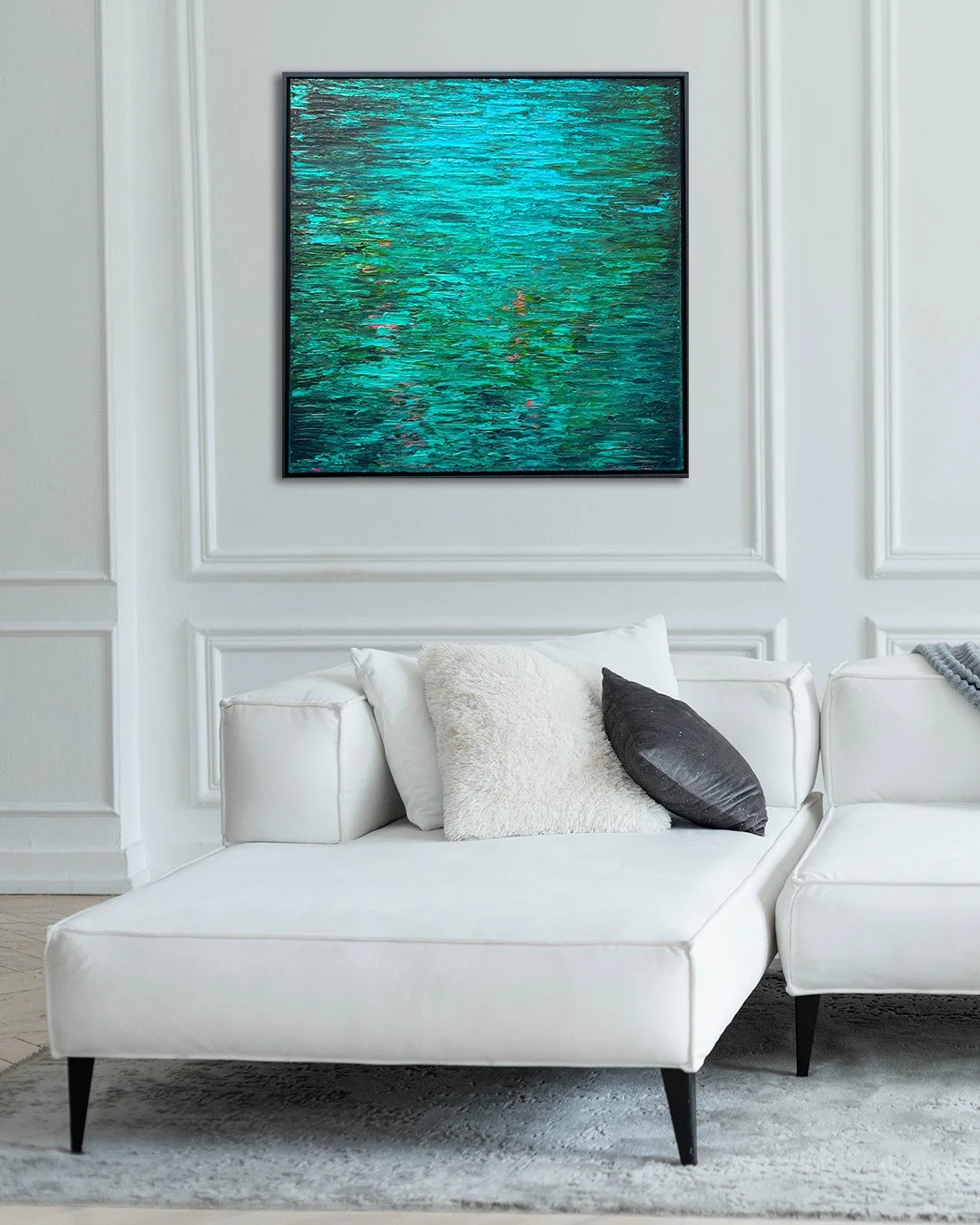 'Sea of Tranquility'. Inspired by my times under water!  One of the most amazing things about scuba-diving is the tranquility and peace that exists whilst simply being with all the creatures that live under the surface. I cherish time spent in 'the b