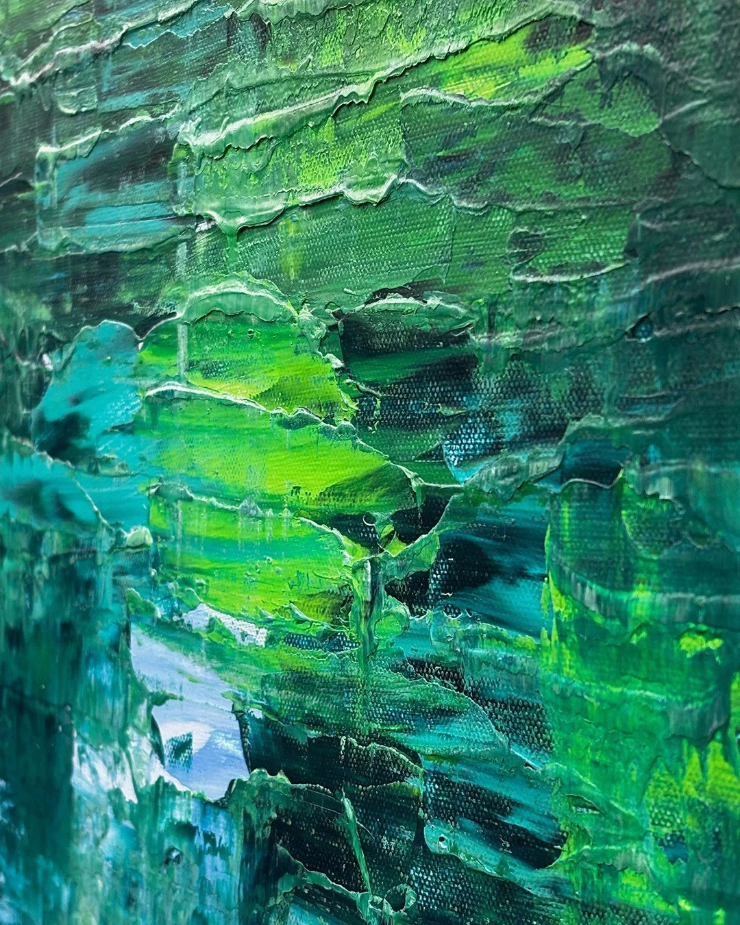 More close ups of new piece ' Sings Like a River' bringing the beauty and calm of life's essence to your Sunday. Life seems like a river - it flows on a journey from mountain to sea, sometimes fast, sometimes slow, always with a song. ⁠
⁠
Available f