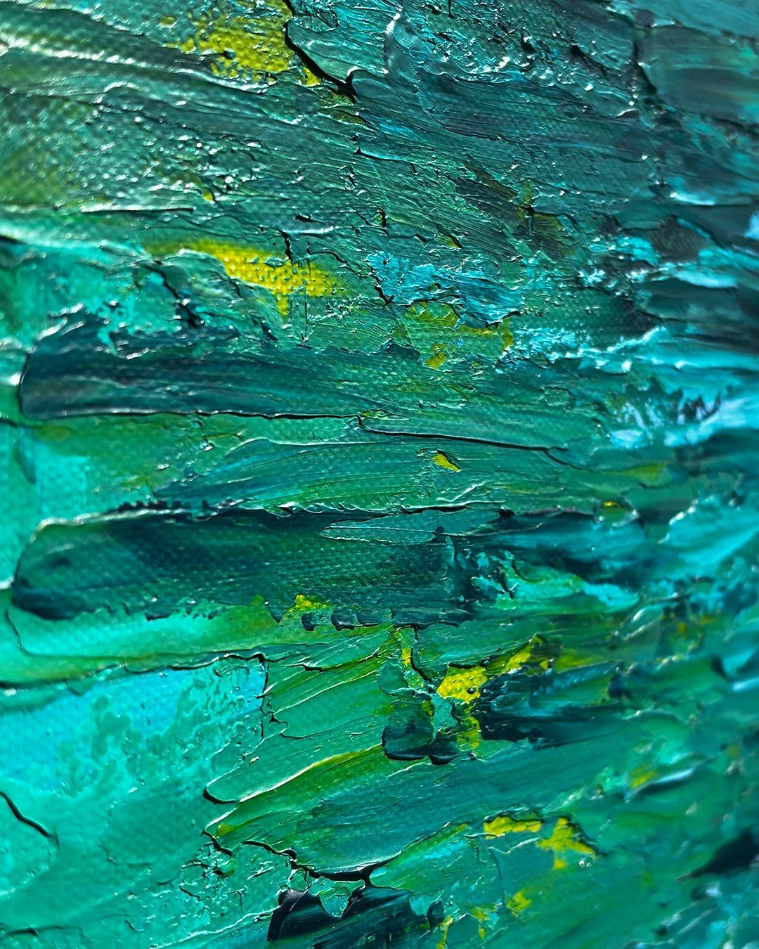 *NEW* 'Tide's Purr' so called because the rhythmic ebb and flow of water reminds me of a cat's purr. It's as if we are watching nature breathe and can fall into the same rhythm. I hope I have captured that grace of movement here.⁠
⁠
Available from my