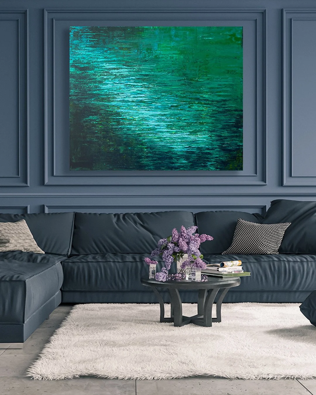*NEW* I've been busy in the studio this week, here is new piece 'Clarity in Motion' - inspired by water's ability to always find the path of least resistance. Watching water do that reminds me not to "sweat the small stuff", and to focus on