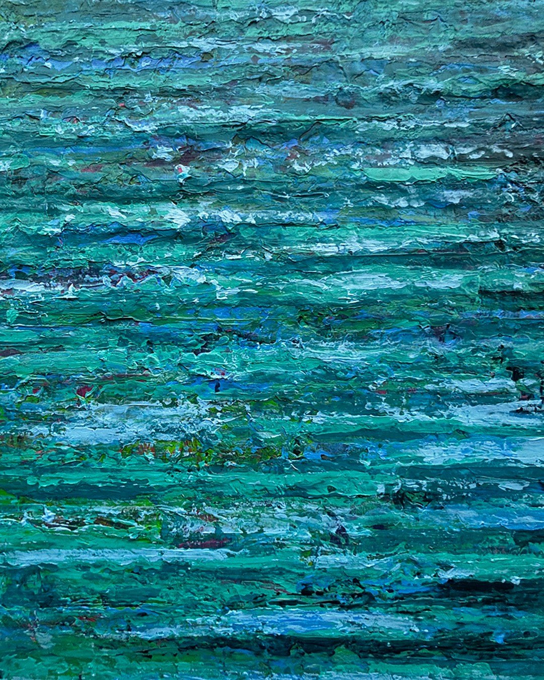More close up images of new piece 'Ocean Within' so you can see the layers and different colours including the subtle pink. ⁠
⁠
More info from Degree Art via linkin bio above or⁠
https://www.degreeart.com/artists/lyra-morgan