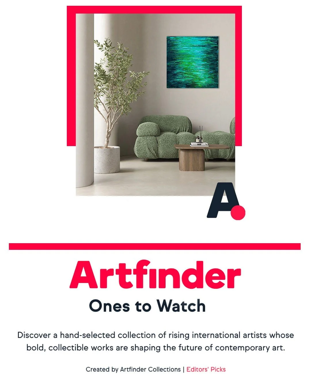 'Time's Flow' has made it into Artfinder's Curator's 'Ones to Watch '. Lovely to have this and other works included in this fine collection of contemporary art. ⁠
⁠
Linkin bio above or⁠
https://www.artfinder.com/staff-picks/artists-of-the-month/