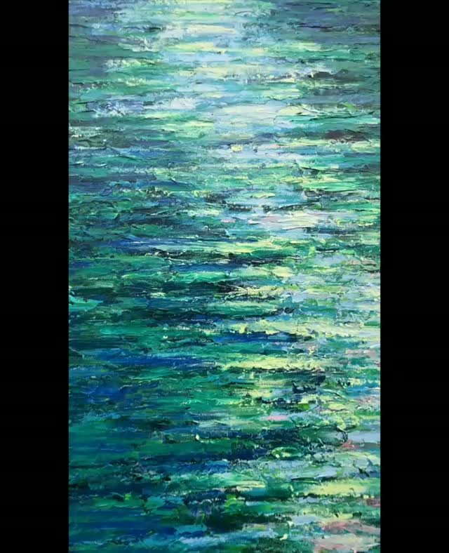 More close ups of new piece ' Flows from Source' - hopefully it gives you a better idea of the detail, layers and textures.⁠
⁠
It is a piece inspired by connection to the cycle of life by being 70-80% water ourselves. ⁠
⁠
Available from my Artfinder 
