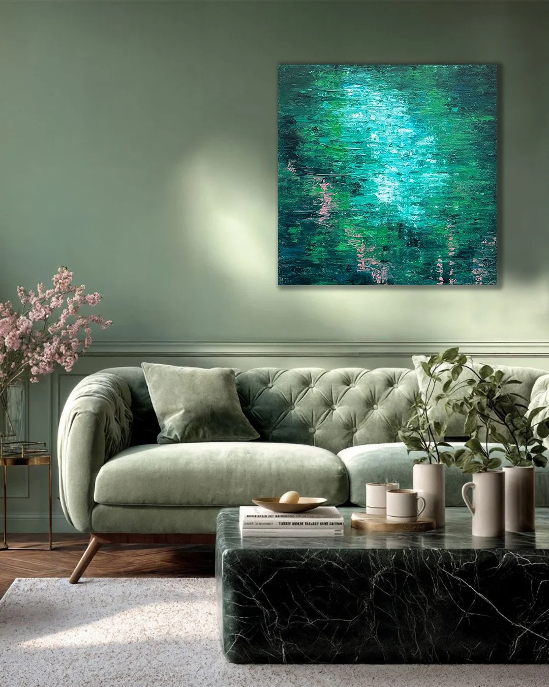 *NEW* As well as working on the new large commissioned pieces, I've been busy making non-commissioned pieces too. Here is the latest, this is 'Held'.⁠
I sometimes think that rivers quietly bring us be together, they can be the thread that connects us