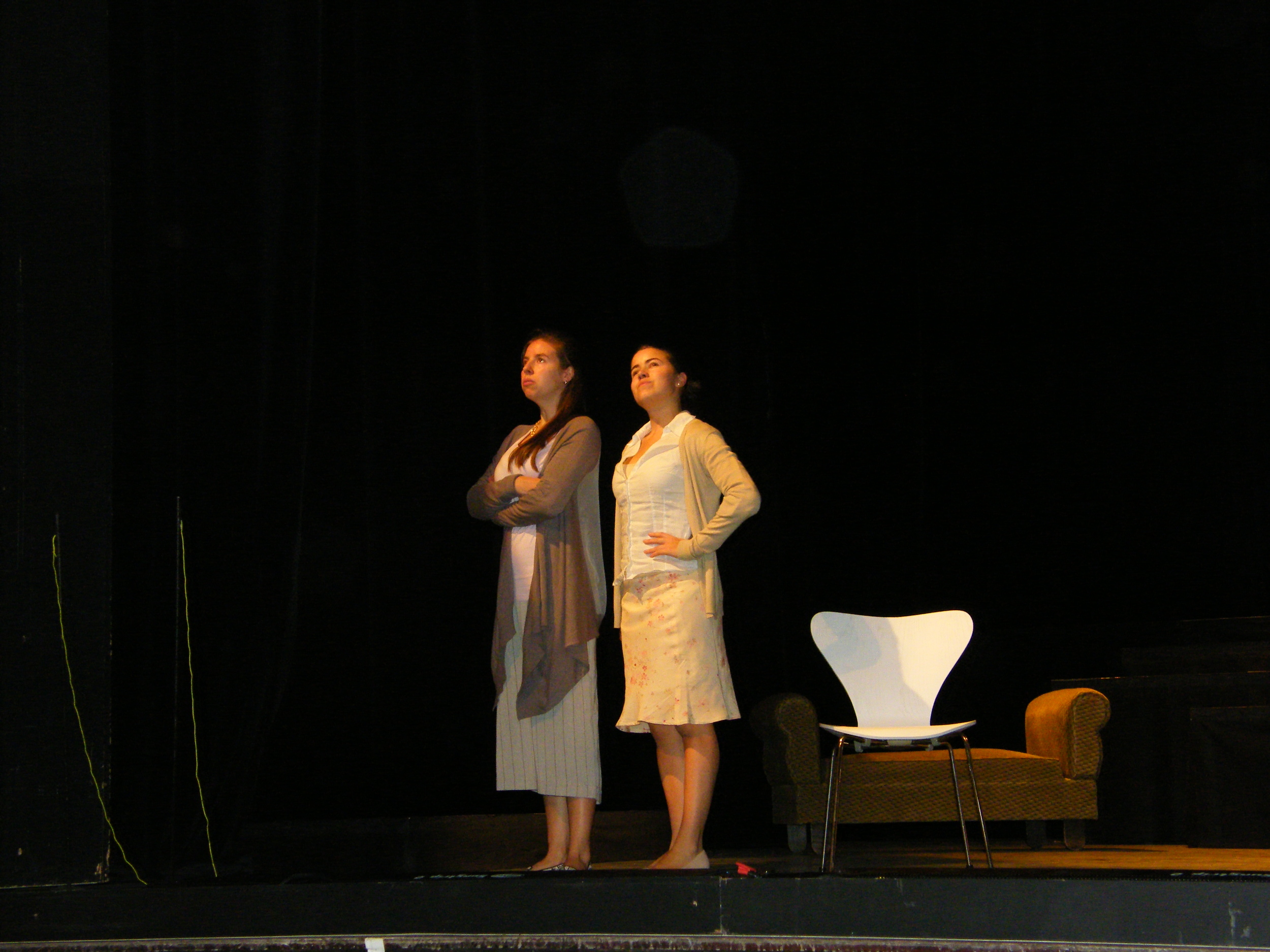 Dress rehearsel 'Le nozze di Figaro' - Susanna (Elsi Spanoghe) and Marcellina (Marijke Tielemans- De Bolle) (November 2015)