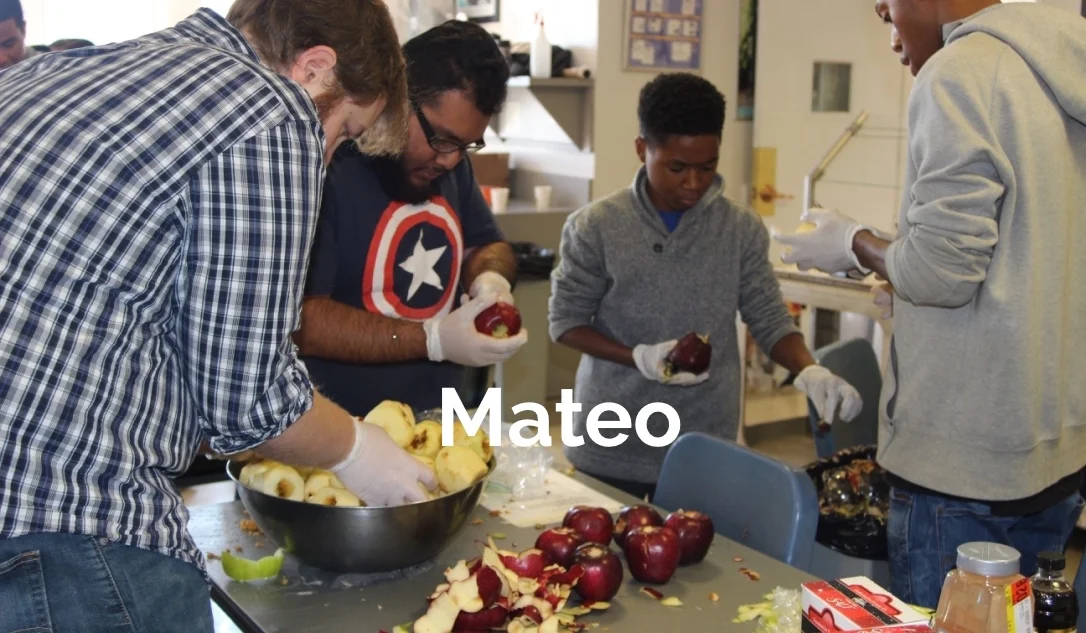 "When it gets quiet enough, I can still hear Mom begging for her life.” The first line of Mateo’s college application personal statement is forever etched into our memories. At the age of seven, Mateo, standing petrified, watched his father bludgeon his mother to death. When we first met Mateo eight years later, we were initially told by his school that Mateo was “severely autistic” and “had relationship issues with his mother.” It is obvious that the public school system had failed to meet Mateo’s most basic needs or understand the problems that created them. Mateo used to have a number of which he would keep track. It started at 18 when we met him, and continued to grow steadily; Mateo was initially hesitant to open up. We later learned, through his mentor, that Mateo was counting the number of friends in his building whom he had watched die by gunshot. When his mentor asked why he didn’t count friends who died without him witnessing the tragedy, the answer was: “that number would be way too big.” When Mateo started with us, it was immediately evident that our goals were fundamental literacy and computational fluency. Mateo worked incredibly hard to earn his high school diploma, requiring some of the most rigorous work we have ever seen a student commit to in order to succeed. Mateo sees his mentoring relationship as the key to his success, even more than the support from the academic pillar. Mateo says that “I needed a guy who cared about me and believed in me more than I needed tutoring.” The day Mateo earned a place in a local community college was one of the most joyful days we have ever experienced. Mateo now works at a retail store.