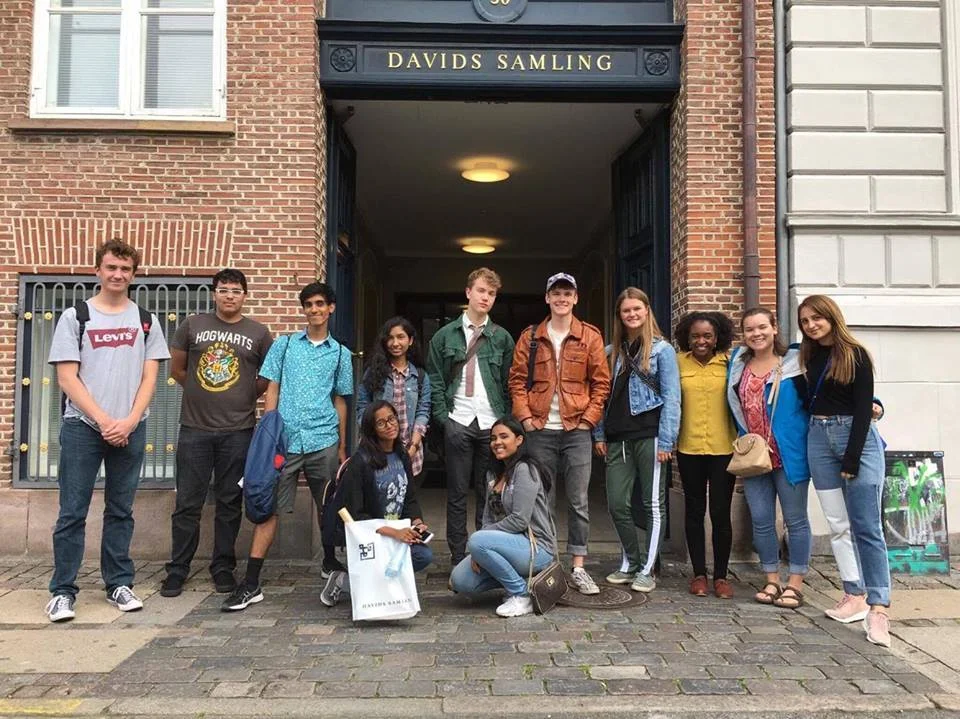 Faija at the 2017 Copenhagen SAT Boot Camp with her Project Rousseau and Rysensteen Gymnasium peers. 