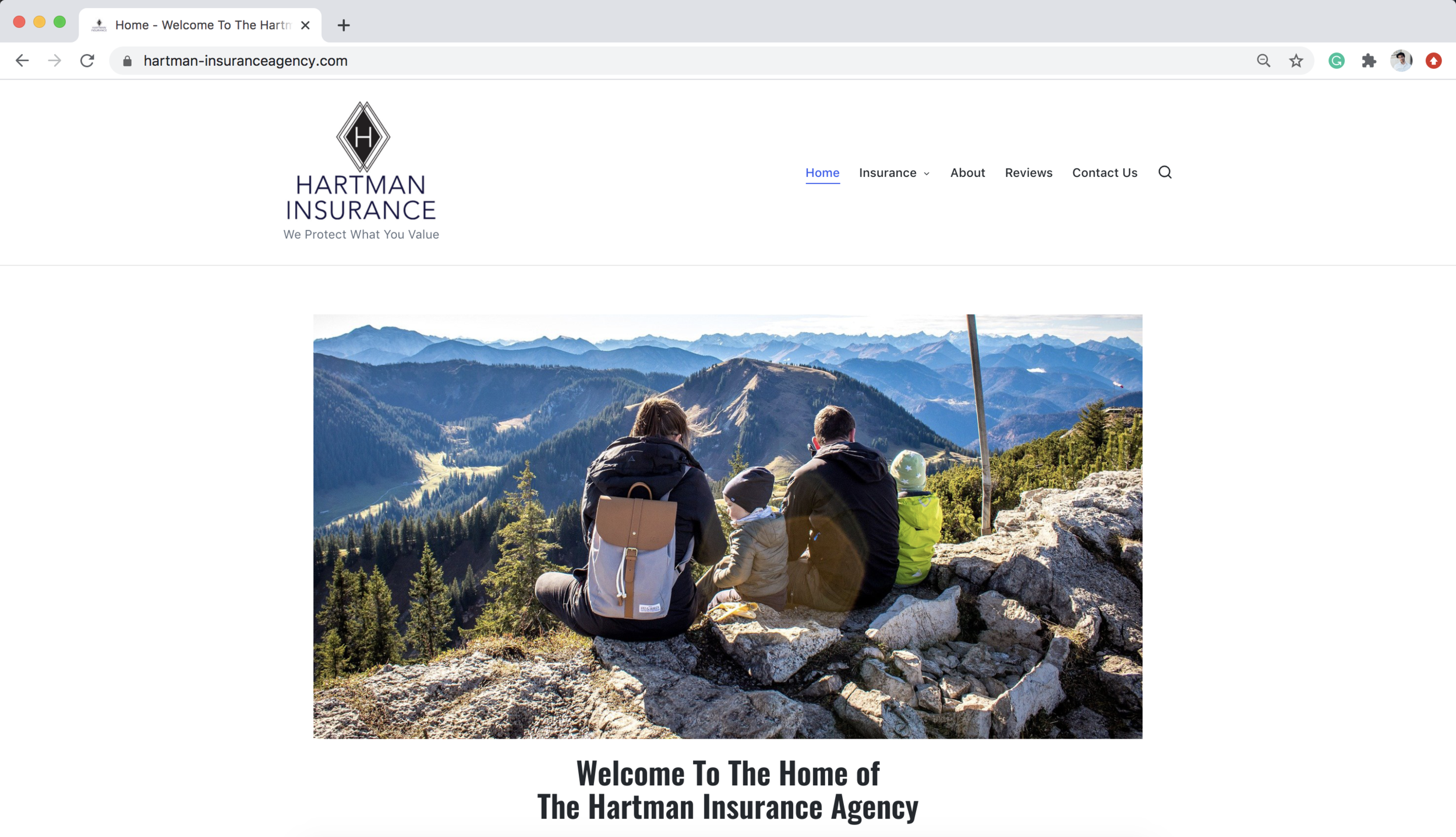 Website Home Page