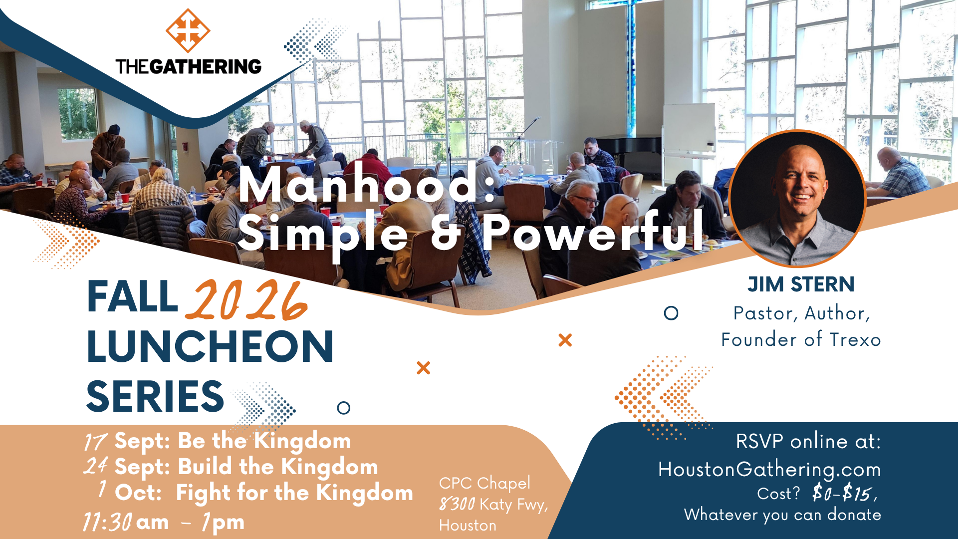 Fall Luncheon Series - Manhood: Simple &amp; Powerful