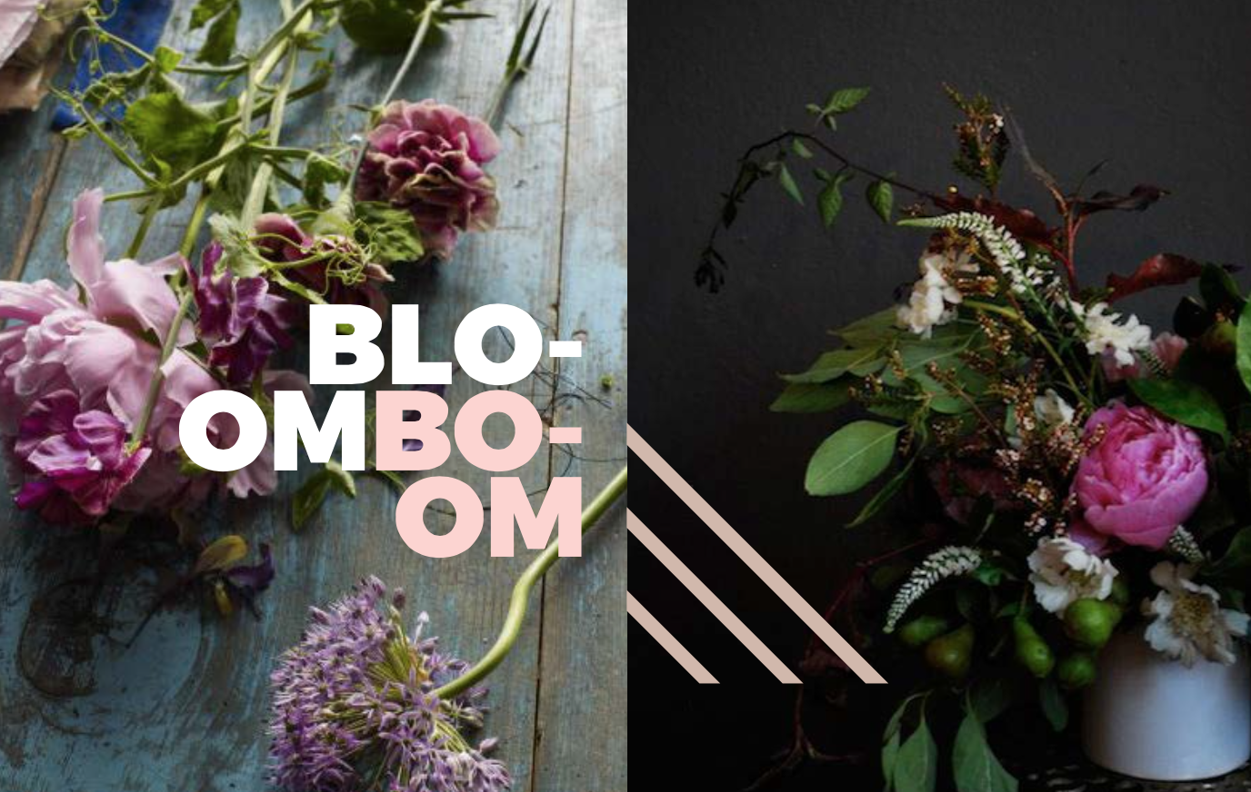 Left: From one of my favorite Photographers and fellow Australian Martyn Thompson , A master at flower photography, Right: The very talented Erba Studio based out of Portland