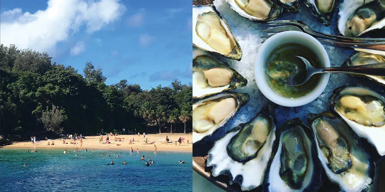 Shelly Beach and Sydney Rock Oysters at The Boathouse, Photography: Marcus Hay for SMH, Inc