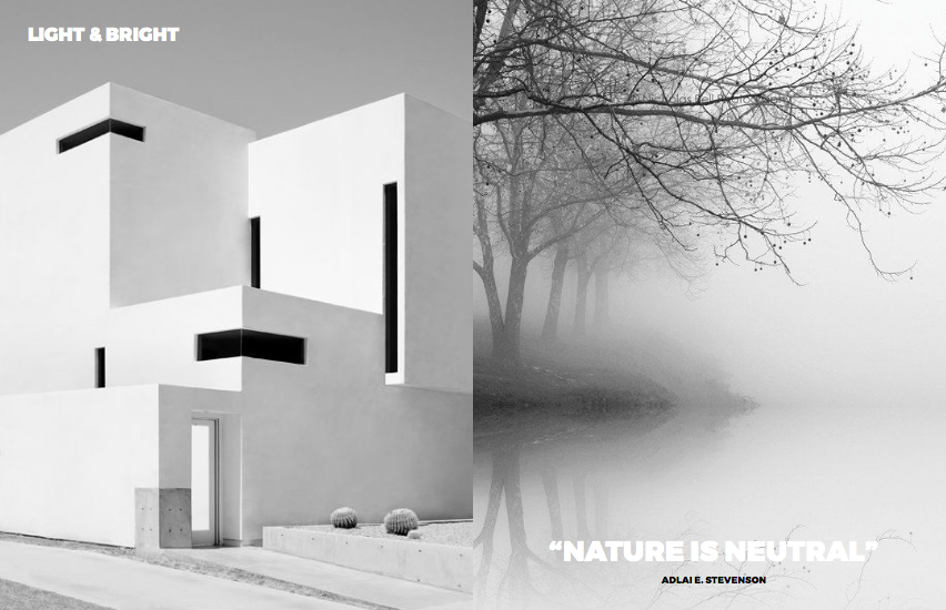 Left: Image by the amazing Photographer Nicholas Alan Cope Right: From: French landscape from Brume, Nature is our best source