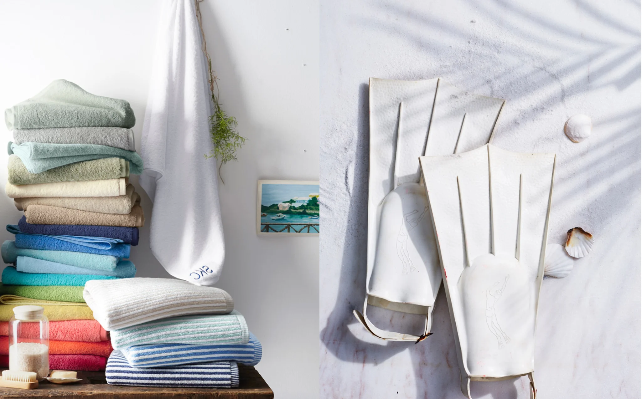 Left: Photography: Seth Smoot, Styling: Heather Greene, Art Direction: Marcus Hay for SMH, Inc, Right: Photography: Seth Smoot, Styling: Helen Crowther, Art Direction: Marcus Hay for SMH, Inc