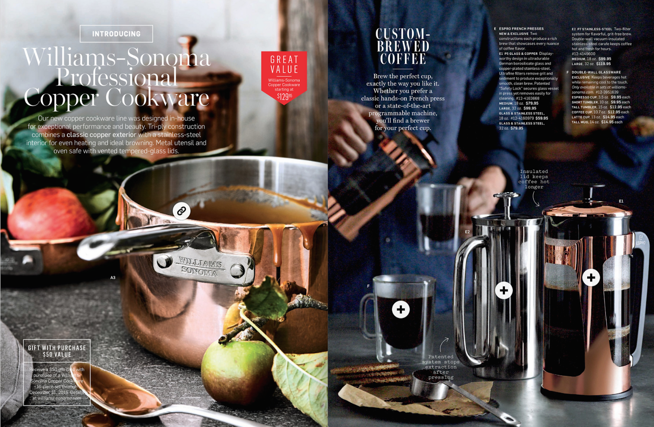 Left: Photographer: Sharyn Cairns, Right: Erin Kunkel, Styling: Marcus Hay for SMH, Inc
