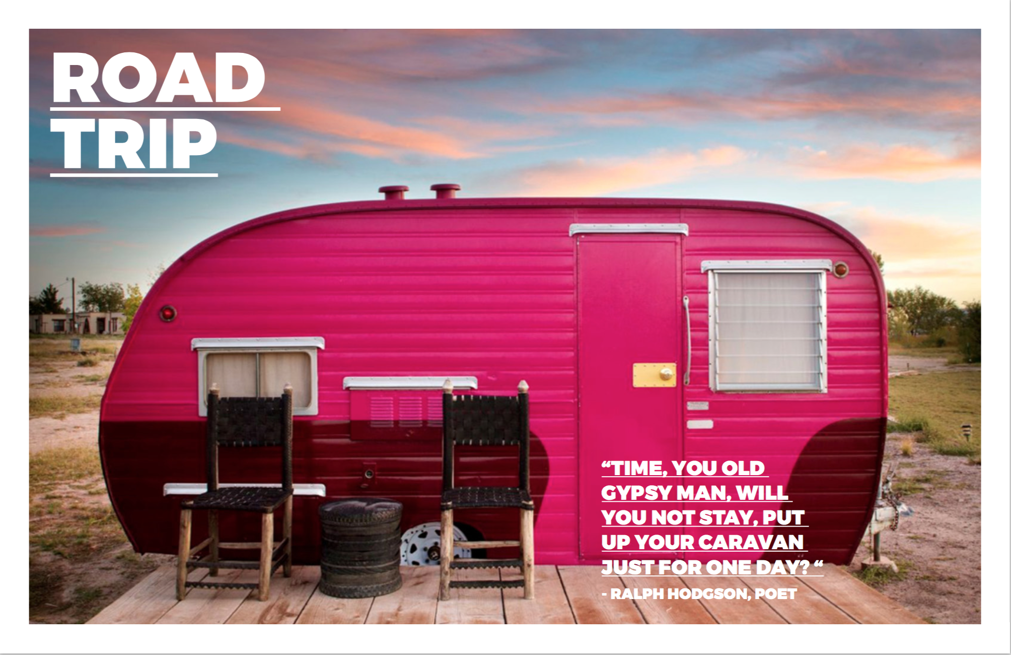 Trailers from another era have a new life and are permanently off road at Hotel El Cosmico in Marfa/ Texas. This picture first appeared in Hotels we Love at the Dwell website . 