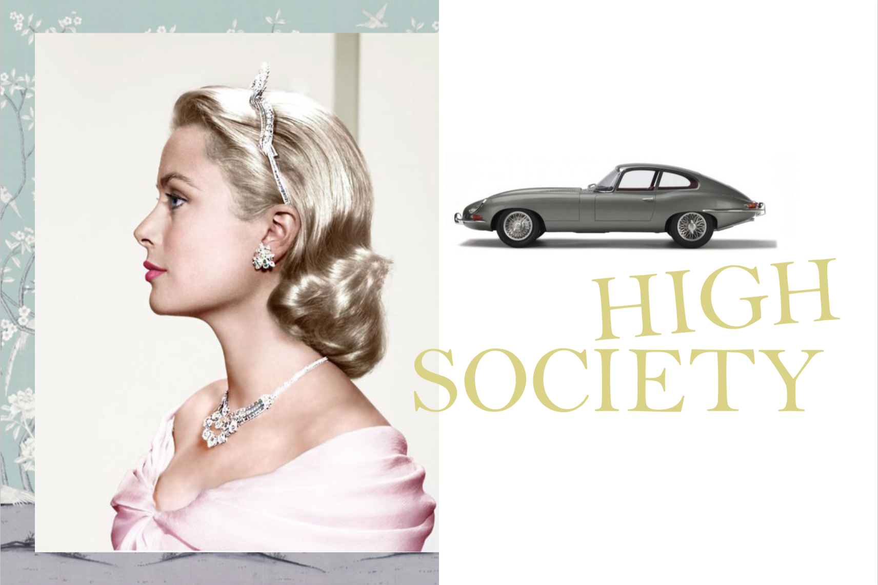 High Society's main star, Grace Kelly in her last movie role, 1956