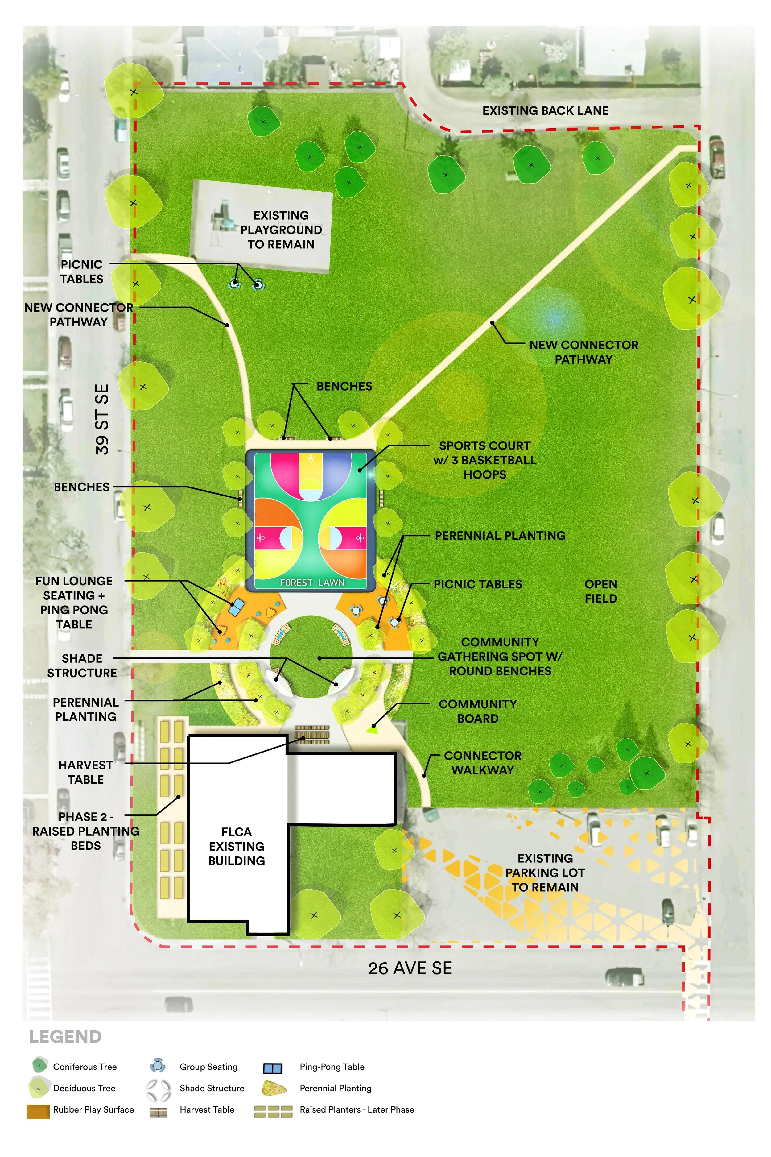 Rectangular Park Plan