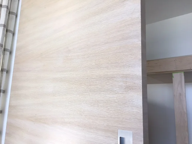 A recent Rift White Oak Veneer with Bleached Finish